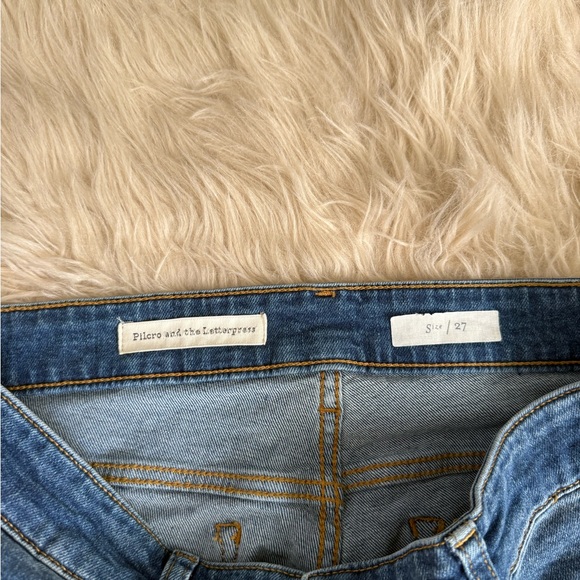 Pilcro and the Letterpress Boyfriend Jeans with Floral Embroidery - Picture 11 of 15